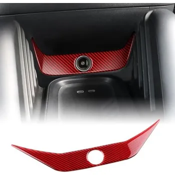 Tuning KUNGKIC pro Mini Cooper J01 EV E/SE 2024 2025 karbonový rámeček zapalovače cigaret do auta dekorace