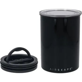Konvice na čaj Airscape vakuovací nádoba černá 1800 ml (cca 500 g)