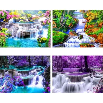 Sada SupLetsico 5D diamantové obrazy krajiny