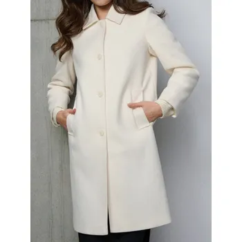 Dámský kabát Sinsay - Klasický kabát s límečkem - žlutá - 339HC-10X - 339HC-10X-XS