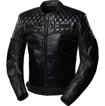 Moto oblečení Kožená bunda 4SR Scrambler Petroleum II pánská černá 52