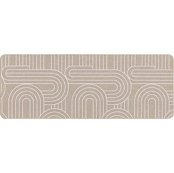 Koberec Douceur d'intérieur Tkaný koberec se vzorem, 45 × 120 cm, MODUL, světle béžový