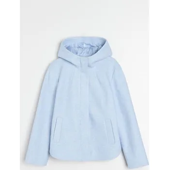 Dámský kabát Sinsay - Bunda s kapucí - modrá - 326HC-05M - 326HC-05M-XXL