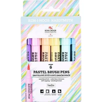 FIXY ŠTĚTCOVÉ PASTELOVÉ 6 BAREV