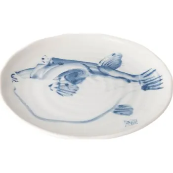 Talíř Talíř na tapas FUGU 16 cm, bílá, keramika, MIJ