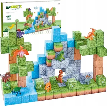 ostatní stavebnice Sada magnetických Stavebnice , 142 vzdělávacích prvků pro děti