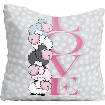 Povlak na polštářek Dekorační povlak na polštář LOVE 40x40 cm