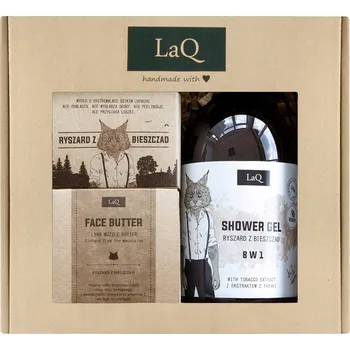 Koupelová kosmetika LaQ Ryszard z Bieszczad sada kosmetiky sprchový gel + máslo + mýdlo