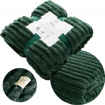 Prostěradlo Deka Eurofirany z mikrovlákna 70 cm x 160 cm zelená