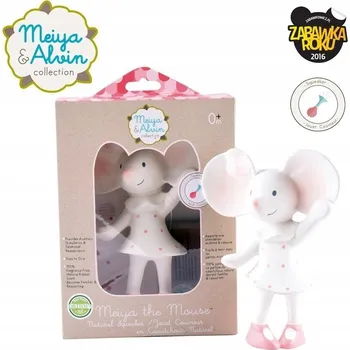Kousátko Meiya & Alvin z kaučuku, bílé