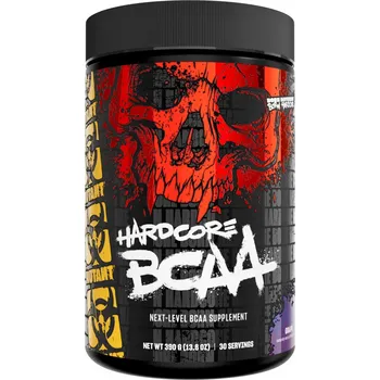 Aminokyselina BCAA Mutant Hardcore BCAA prášek, příchuť hrozny - 390g PVL 390 g hroznová příchuť