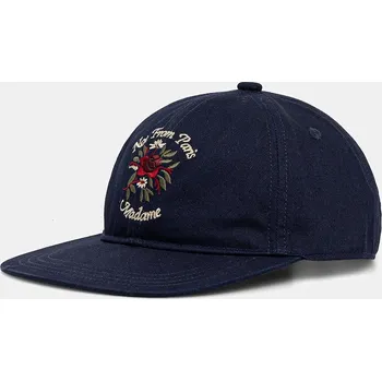 Kšiltovka Bavlněná baseballová čepice Drôle de Monsieur Casquette Slogan Rose, ONE SIZE, námořnická modř, 59X