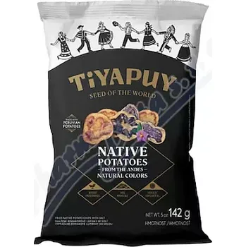 Cukrovinka TIYAPUY brambůrky Natural se solí 142g