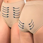 3Pagen 2 zeštíhlující kalhotky tělová L