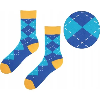 Pánské ponožky Ponožky pánské Marilyn bavlněné geometrické vícebarevné 41-45