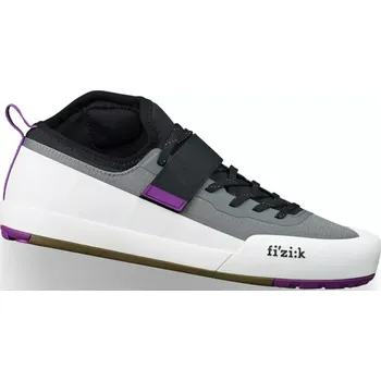 Pánské cyklistické tretry Fizik Tretry FIZIK SHOES GRAVITA TENSOR Flat - WHITE - PURPLE velikost 43