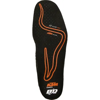 Vložka do bot Vložky do treter KTM Factory Team 3D EUR Barva: Černá, Velikost: EUR 46-48