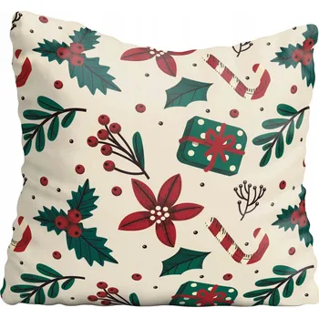 Polštář Povlak na polštář Vánoce 40x40 cm