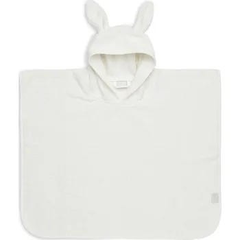 Deka s kapucí Jollein 65 x 62 cm bílá