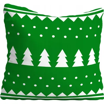 Vánoční dekorace Povlak na polštář s vánočním motivem, hvězda, 65x65 cm