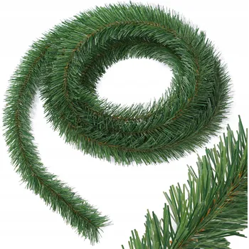 Vánoční dekorace Vánoční girlanda na stromeček, dlouhá umělá dekorace DEKORACE 1x 4,5 m