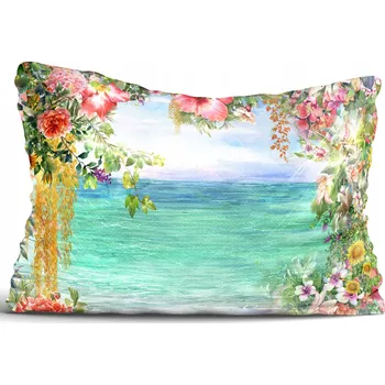 Polštář Povlak na polštář akvarel 30x90 cm