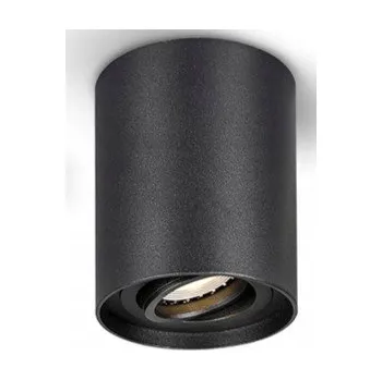 Stropní svítidlo TUBA ČERNÉ NASTAVITELNÉ GU10 LED 85x115 mm