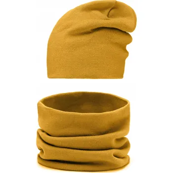 Čepice Dámský set Mikos čepice, nákrčník čepice 695