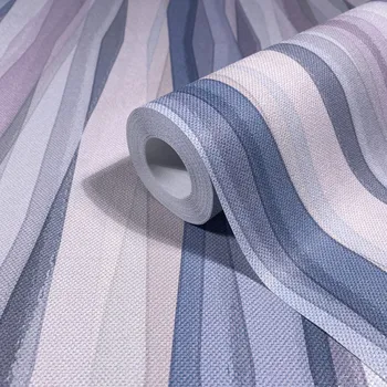 Tapeta Tapeta geometrické linie odstín modrá fialová bílá béžová šedá tapety