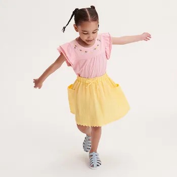 Dívčí šaty Reserved - Sukně s kapsami - světle žlutá - 5032S-10X - 5032S-10X-110