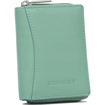 Peněženka Rovicky dámská peněženka z pravé kůže zelená
