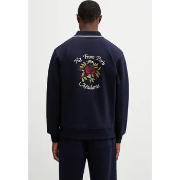 Dámská mikina Bavlněná mikina Drôle de Monsieur Slogan Rose, S, námořnická modř, 59X