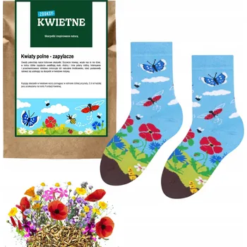 Pánské ponožky Barevné bavlněné dětské Ponožky velikosti 30-35 ZOOKSY Ponožky se vzorem hmyzu