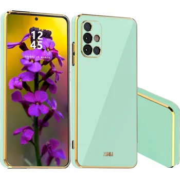 Pouzdro na mobilní telefon Zadní Kryt RCBR pro Samsung Galaxy A71 GLAMOUR COLOR CASE tyrkysový