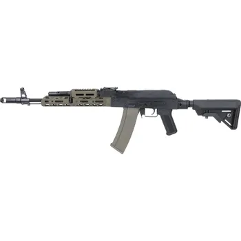 Airsoftová zbraň Airsoftová zbraň AK-74 Buffer SA-PJ15 PRIME™ Aster II ETU BLDC™ - zelená, Specna Arms x KPYK