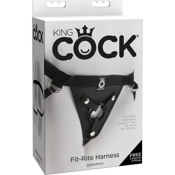 Připínací penis Postroj na penis černý,