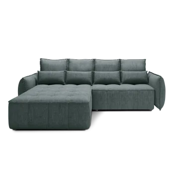 Sedací souprava Rohová sedací souprava Campo v levém provedení s funkcí spaní a úložným prostorem na lůžkoviny - ELTAP Manhattan 38 1 265x88 cm