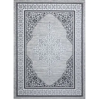 Koberec AKCE: 80x150 cm Kusový koberec Gloss 8490 52 Ornament ivory/grey, šedá, chodba / předsíň, Dywany Łuszczów - 1 rok na vrácení + DOPRAVA ZDARMA k Vám i zpět