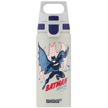 Láhev Sigg WMB One láhev na pití 600 ml, batman into action white, 6035.40