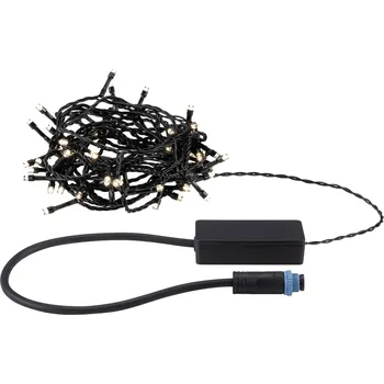 Osvětlení PAULMANN Plug & Shine LED světelný řetěz Yuna teplá bílá 7,4m IP44 1,3W černá - PAULMANN P 94640