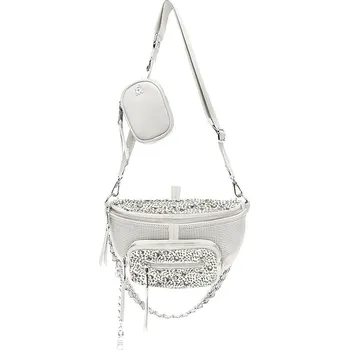 Kabelka Steve Madden dámská stylová ledvinka - bílá