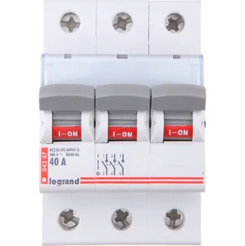 vypínač LEGRAND Modulární odpojovač 40A 3P 004347