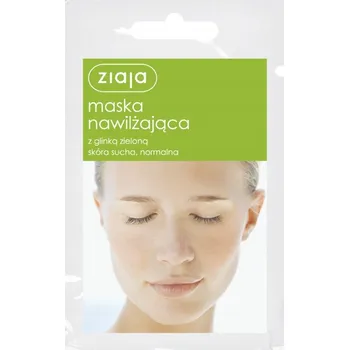 Pleťová maska Ziaja hydratační maska se zeleným jílem pro suchou a normální pleť 7 ml