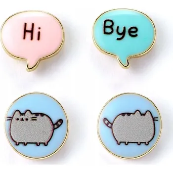 Náušnice PUSHEEN náušnice Hi - Bye 2 páry, 6 kombinací, puzetky, pecky SKVĚLÉ