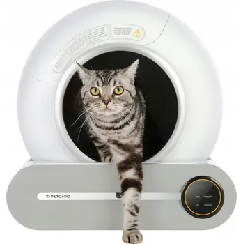 Toaleta pro kočku Samočisticí toaleta pro kočky Ovládání aplikací Bezpečnostní alarm 65L