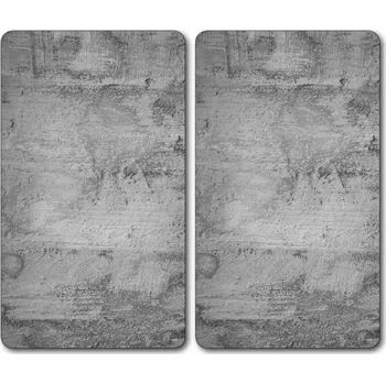 Kuchyňské prkénko Skleněné ochranné desky na sporák, 2 kusy, tvrzené sklo, Kesper