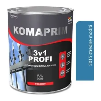 barva na kov Dulux Antikorozní barva na kovy Komaprim 3v1 profi 0,75 l modrá