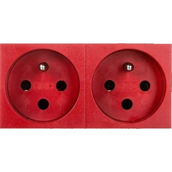 Elektrická zásuvka Elektrická Zásuvka OBO Bettermann červená
