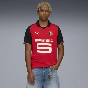 PUMA Domácí dres Stade Rennais 2025/26 ČERNÁ|ČERVENÁ