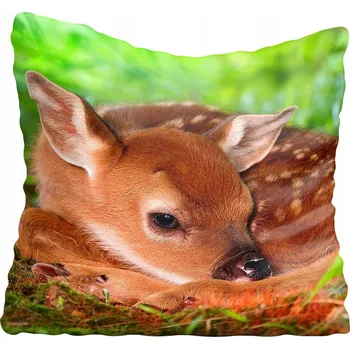Povlak na polštářek Dekorační povlak na polštář s motivem jelena 70x70 cm